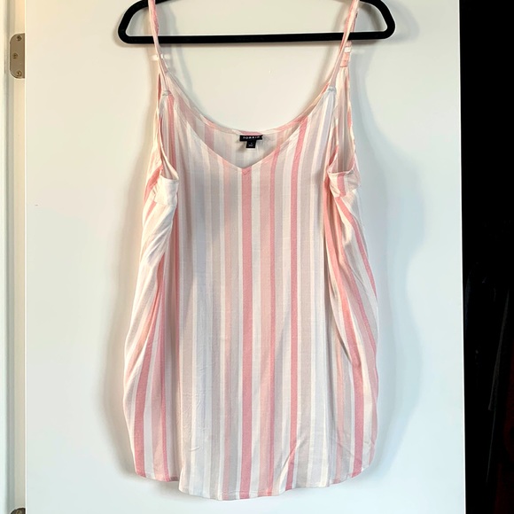 Torrid Ava Multi Stripe Linen Tank NWT - Picture 4 of 7